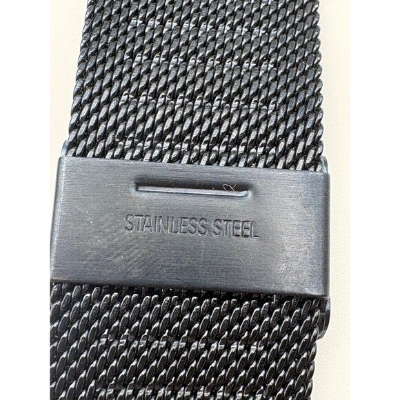 Aldo Men's Multi-Function Black Mesh Watch - S-7893 - Picture 3 of 8